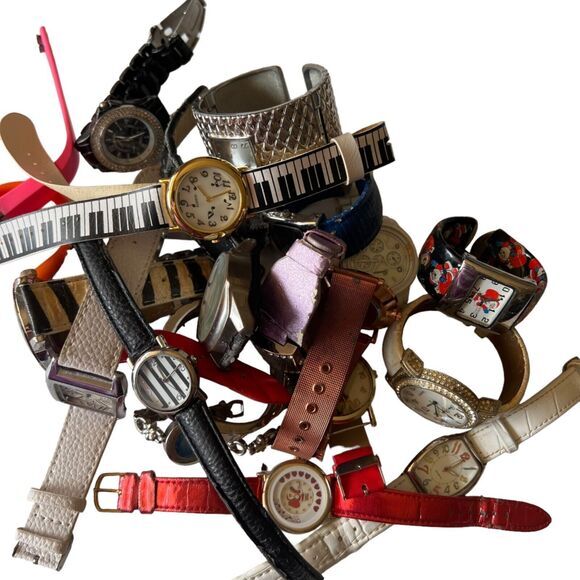 2 POUNDS Broken / Damaged WATCHES Lot /‎ Repair Parts / Junk / Pre-Owned Watches - Picture 5 of 9